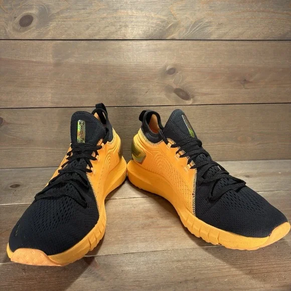 under armour HOVR phantom SE mens size 14 shoes orange athletic running sneakers - Picture 3 of 9